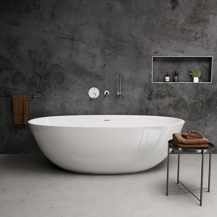 Anto 63" Freestanding Stone Bath