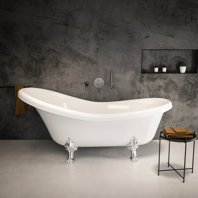 Victoria Freestanding 69 Inch Clawfoot Tub Hansel Stone